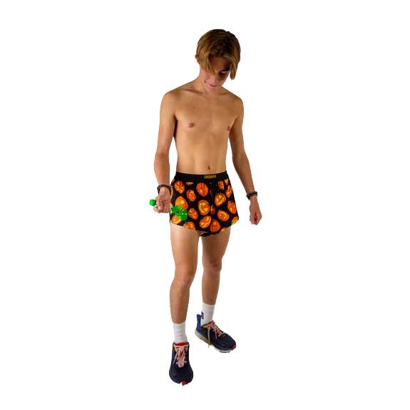 Men's Pumpkins 2" Split Short - Pumpkins