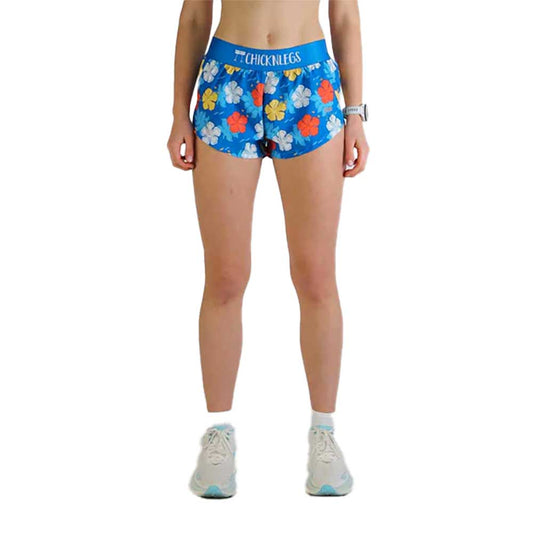 Women's Hawaiian 1.5" Split Shorts - Hawaiian Tropical