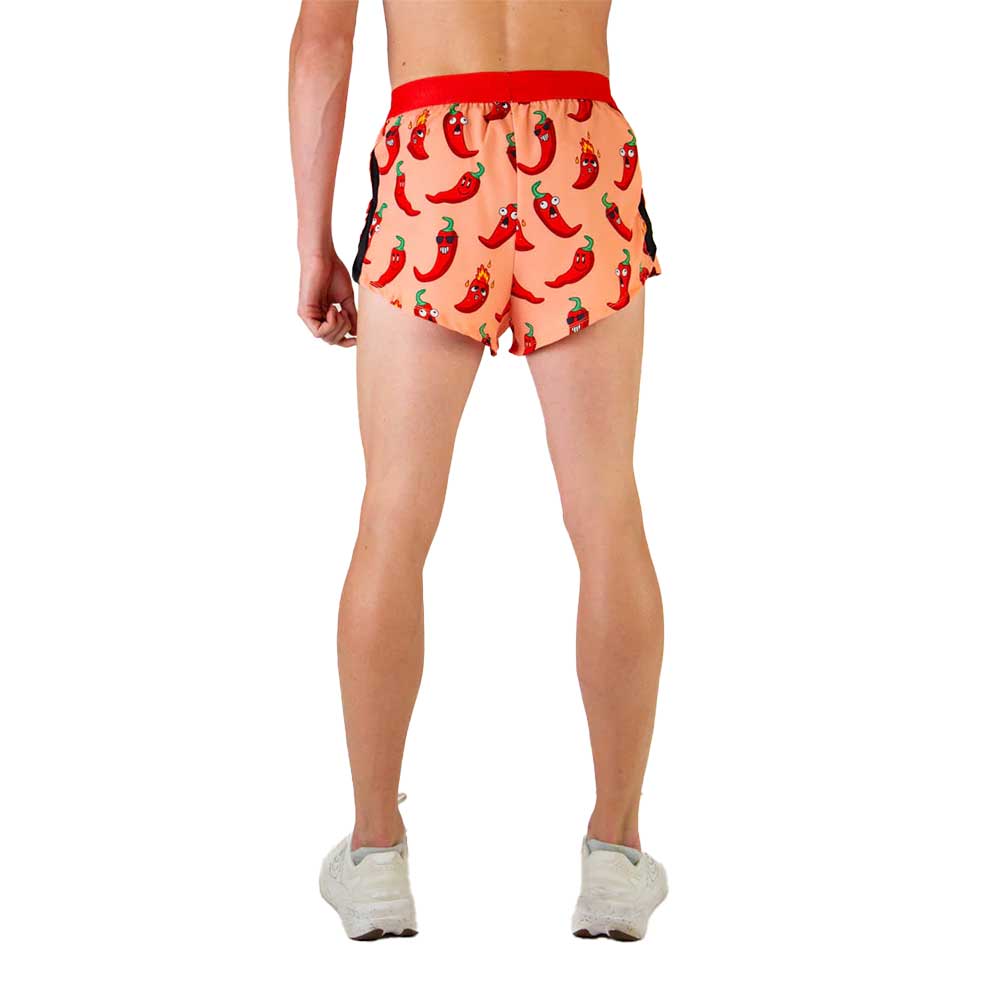Men's Chili Peppers 2" Drawstring Split Short - Chili Peppers