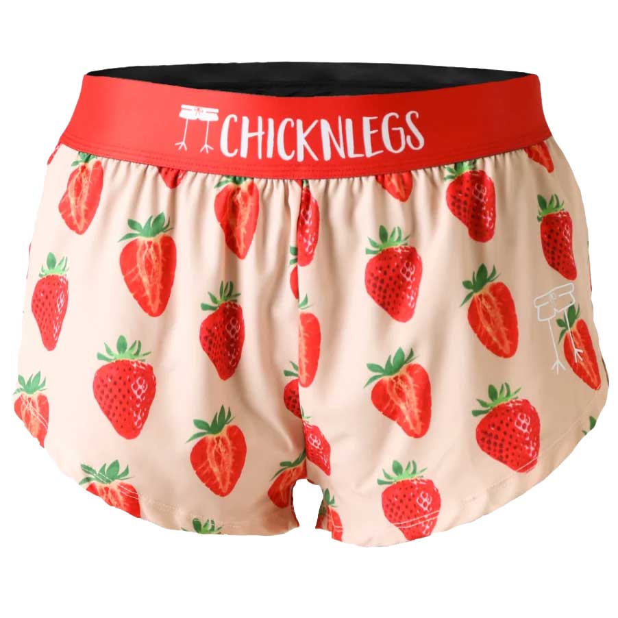 Women's Strawberry Szn 1.5" Split Short - Strawberries