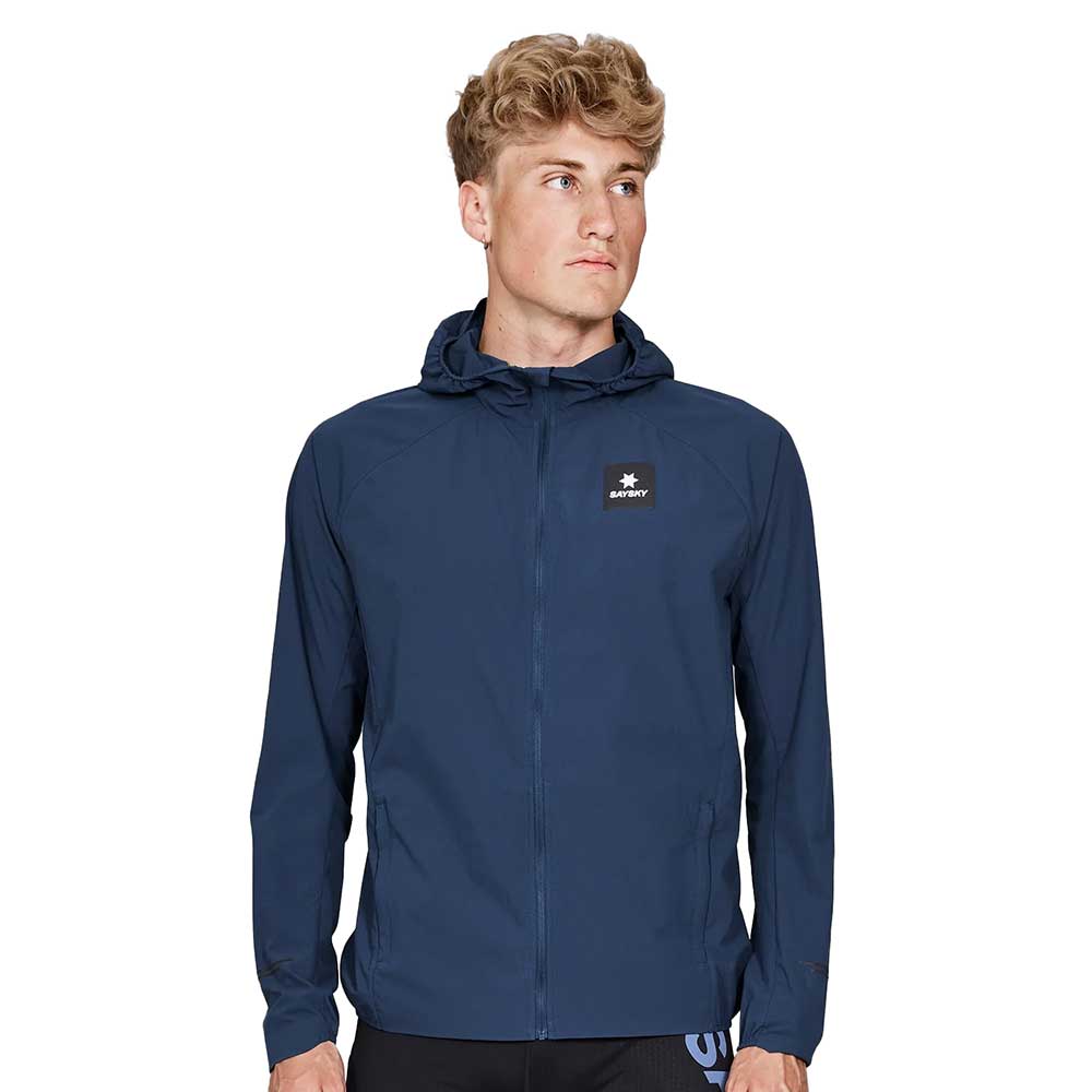 Men's Clean Pace Hooded Jacket - Blue