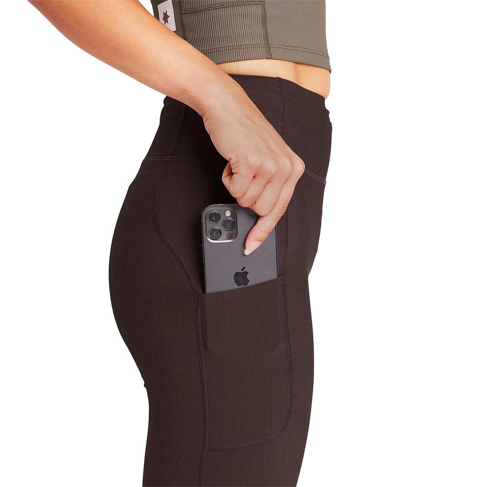 Women's Combat+ Rib Long Tight - Coffee