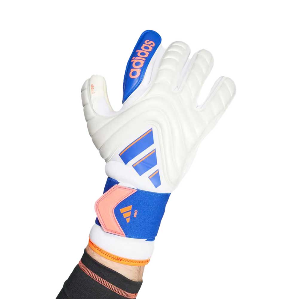 All Gender Copa GL Pro Goalkeeper Glove - White/Lucid Blue/Solar Red