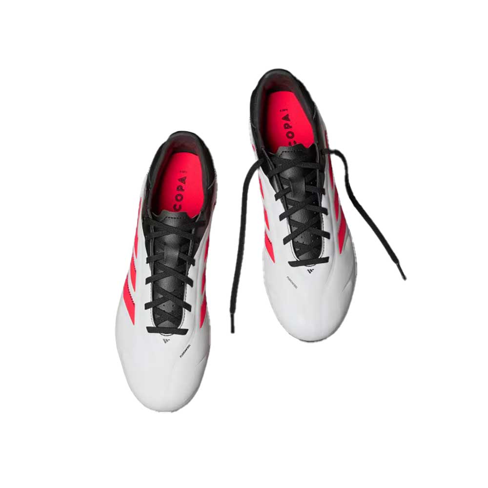 Men's Copa Pure III League FG Soccer Cleat - Cloud White/Lucid Red/Core Black - Regular (D)