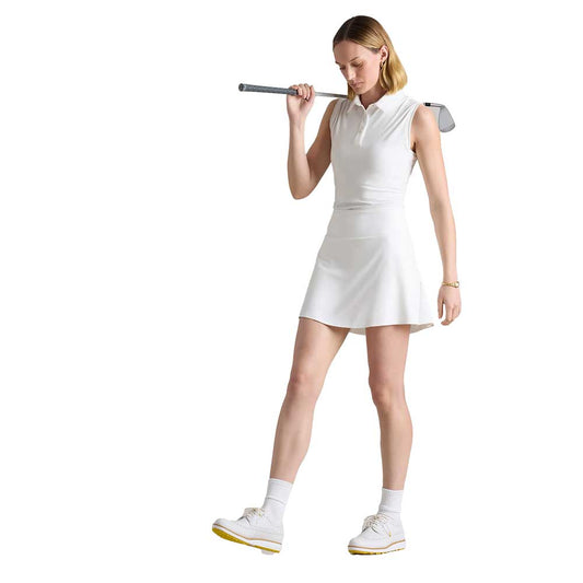 Women's Course to Court Sleeveless Polo - Snow White