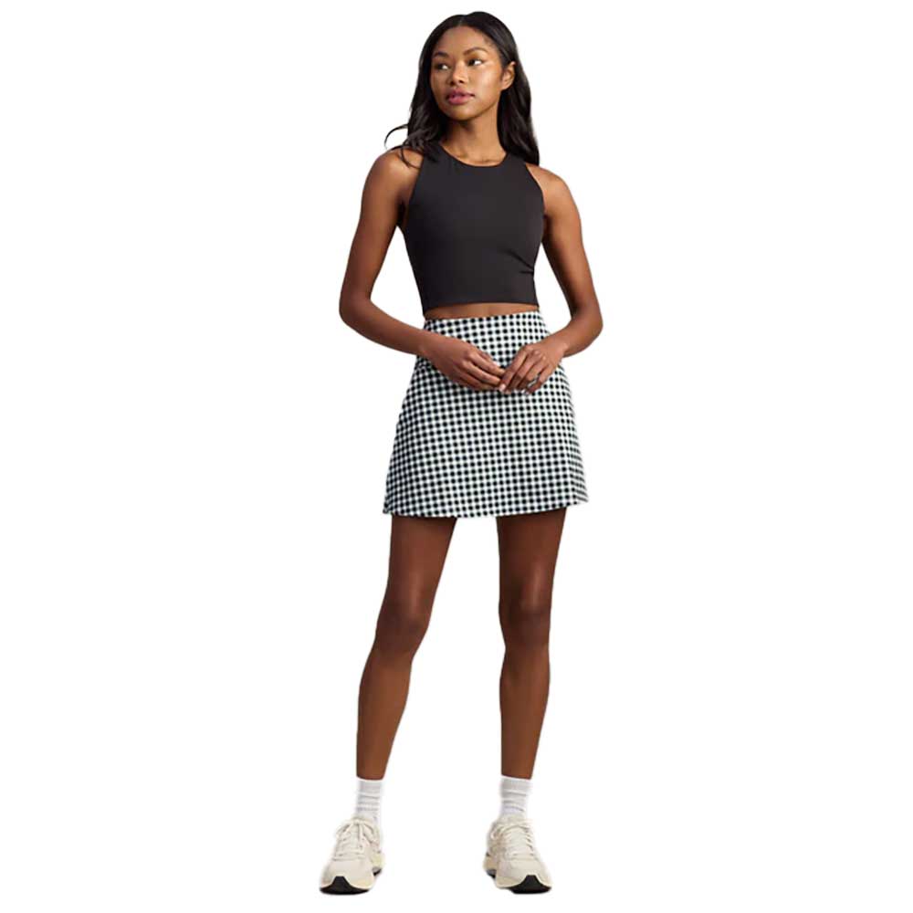 Women's Course to Court Skort 16" - Black Gingham