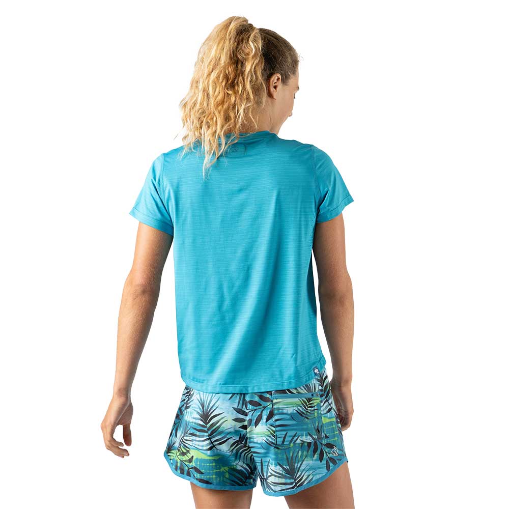Women's UPF Tee Short Sleeve - Algiers Blue