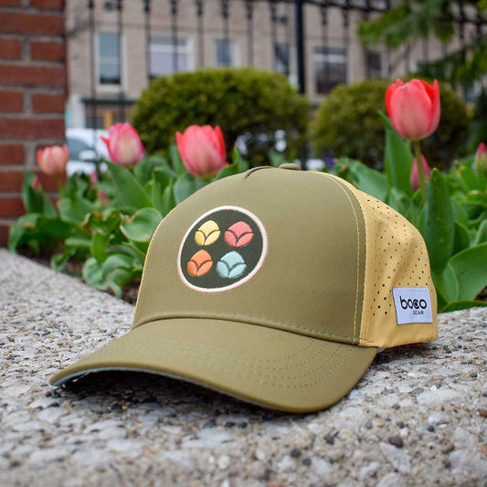 Tulip Time Running Trucker - Olive