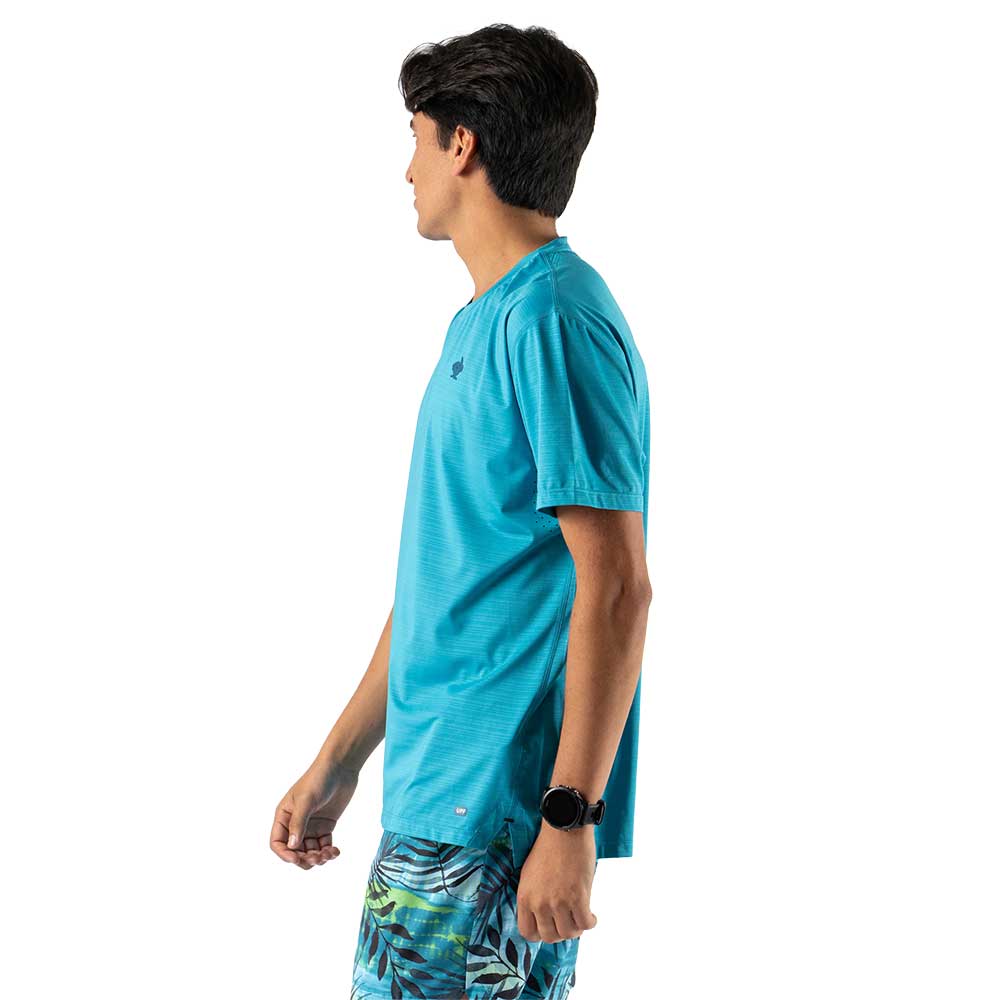 Men's UPF Tee Short Sleeve - Algiers Blue