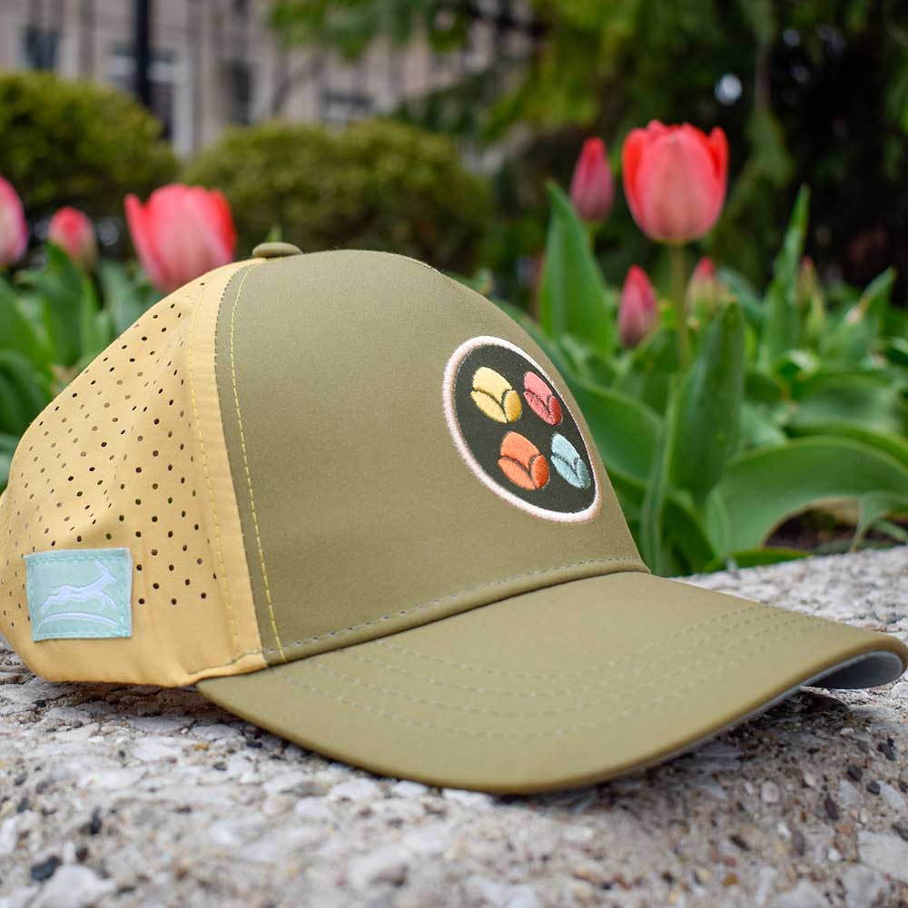 Tulip Time Running Trucker - Olive