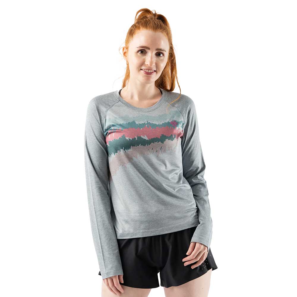 Women's EZ Tee Long Sleeve Cropped - Quarry Paint