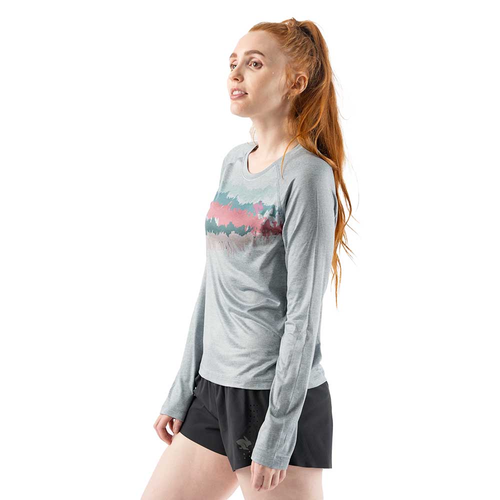 Women's EZ Tee Long Sleeve Cropped - Quarry Paint