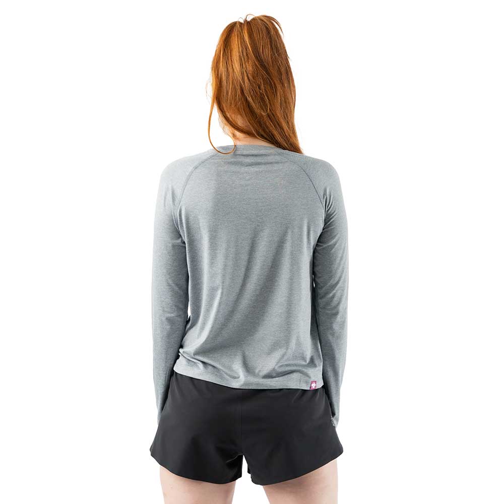 Women's EZ Tee Long Sleeve Cropped - Quarry Paint