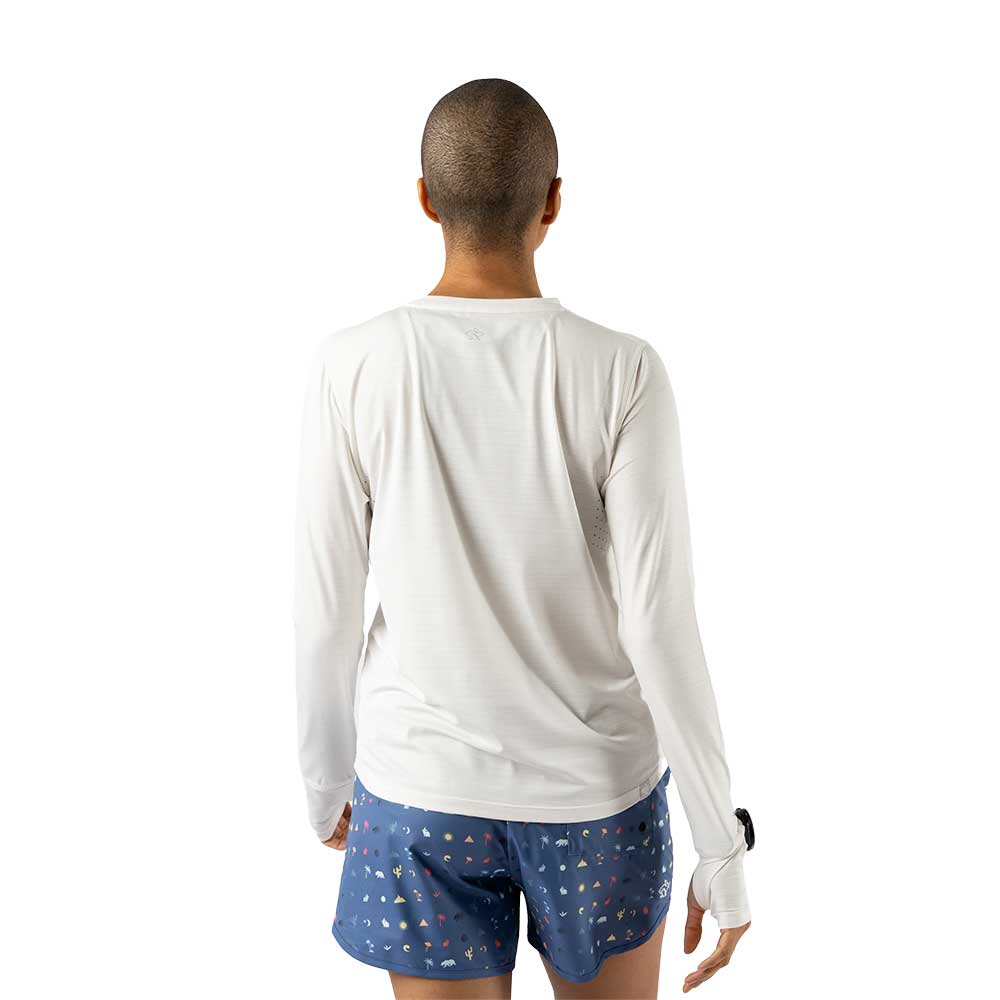 Women's UPF Tee Long Sleeve - Snow White