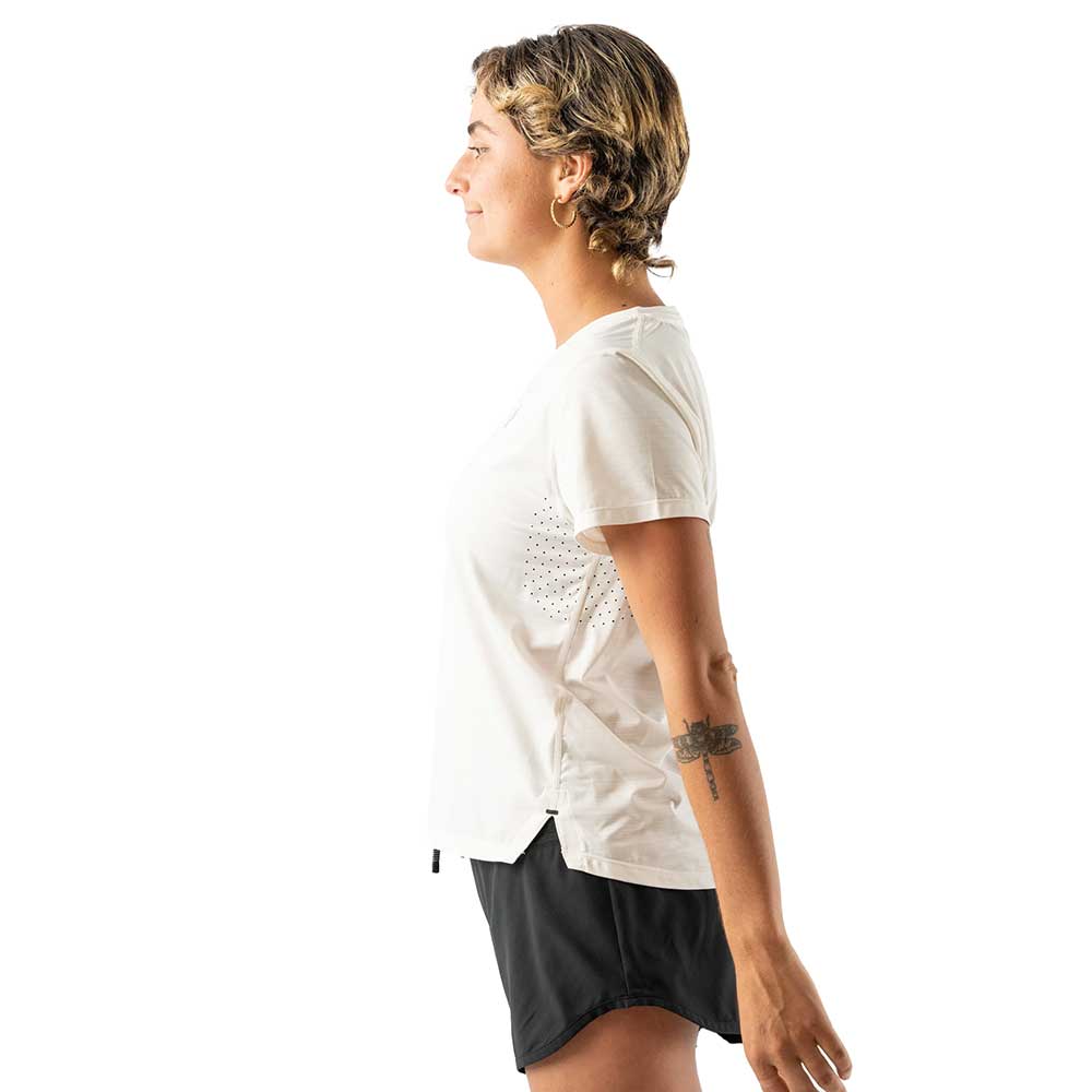 Women's UPF Tee Short Sleeve - Snow White