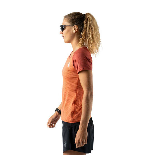 Women's EZ Tee Perf Short Sleeve Trail - Langoustino