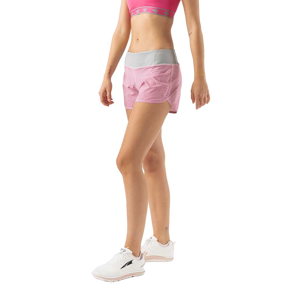 Women's Hopper 4in Shorts - Pink Stripe Geo
