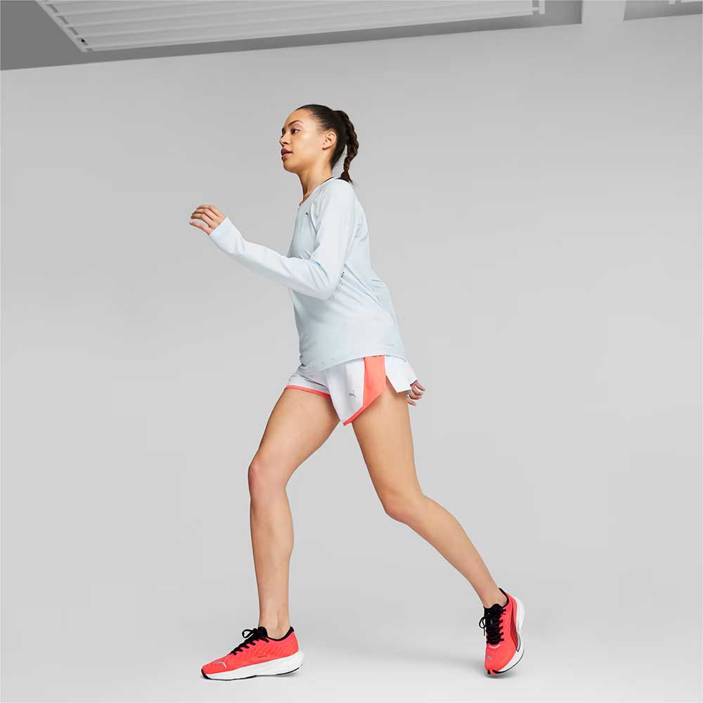 Women's Deviate Nitro 2 Running Shoe - Puma Black/Fire Orchid- Regular (B)