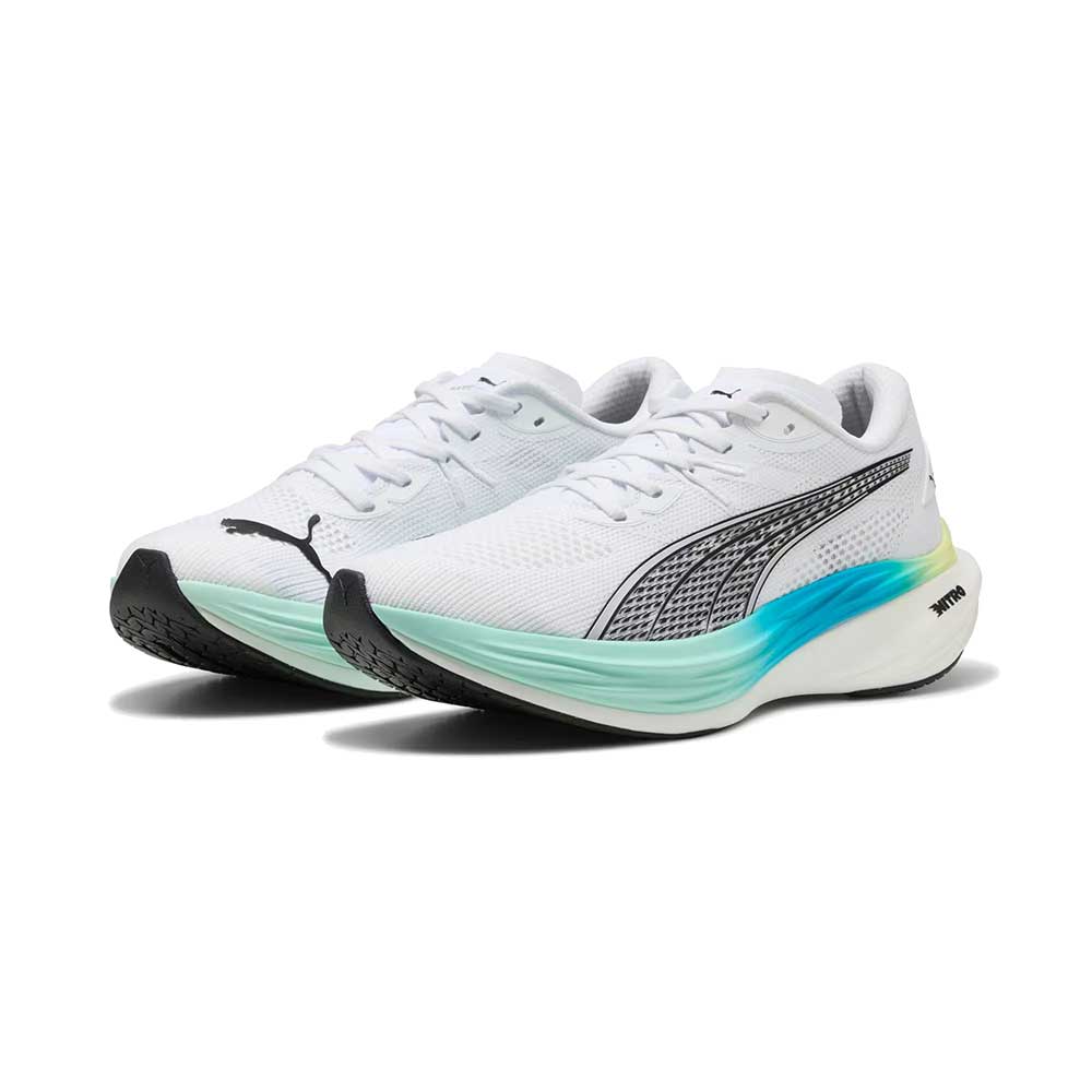 M Deviate Nitro 3 (D) - Puma White/Mint Melt