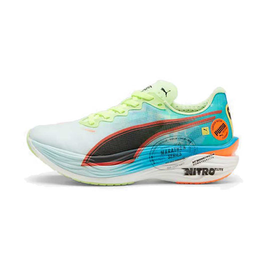 Women's Deviate NITRO ELITE 3 MARATHON - Nitro Blue-Fizzy Apple - Regular (B)