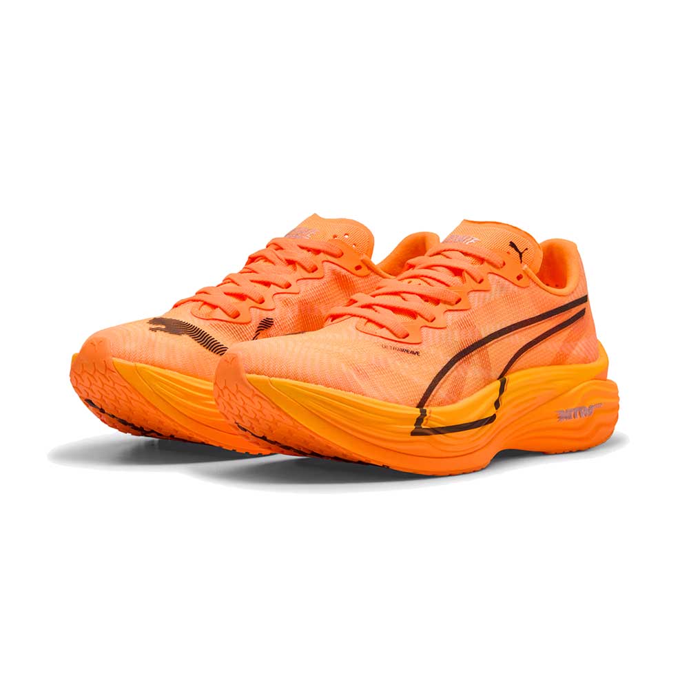 Women's Deviate Nitro Elite 3 Running Shoe - Heat Fire/PUMA Black - Regular (B)