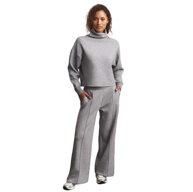 Women's DreamGlow Mock Neck - Heather Gray