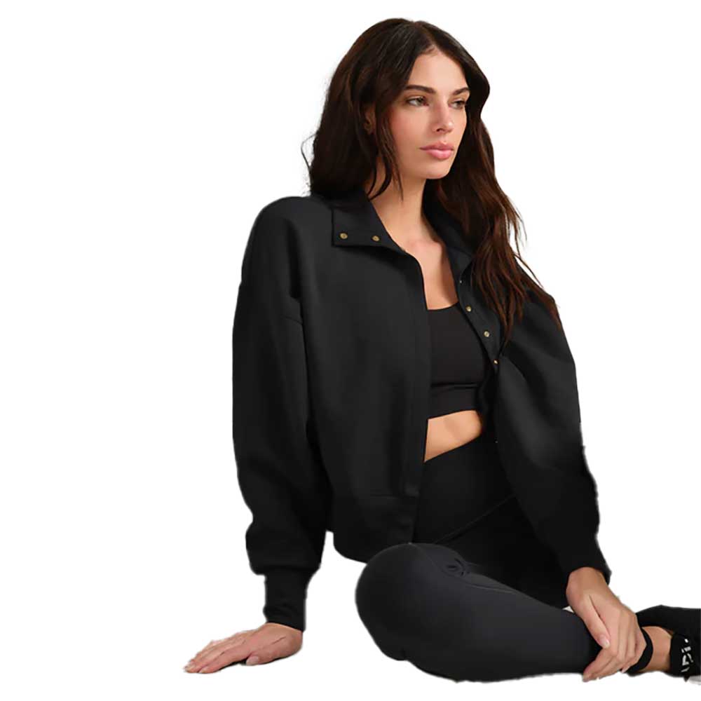 Women's Dreamglow Snap Cardigan - Pure Black