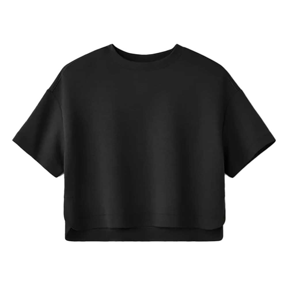 Women's DreamGlow Relaxed Tee - Pure Black Heather