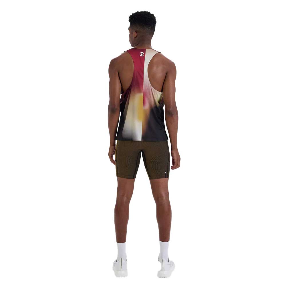 Men's The Printed Racing Singlet Drift - Gradient - Dijon Multi