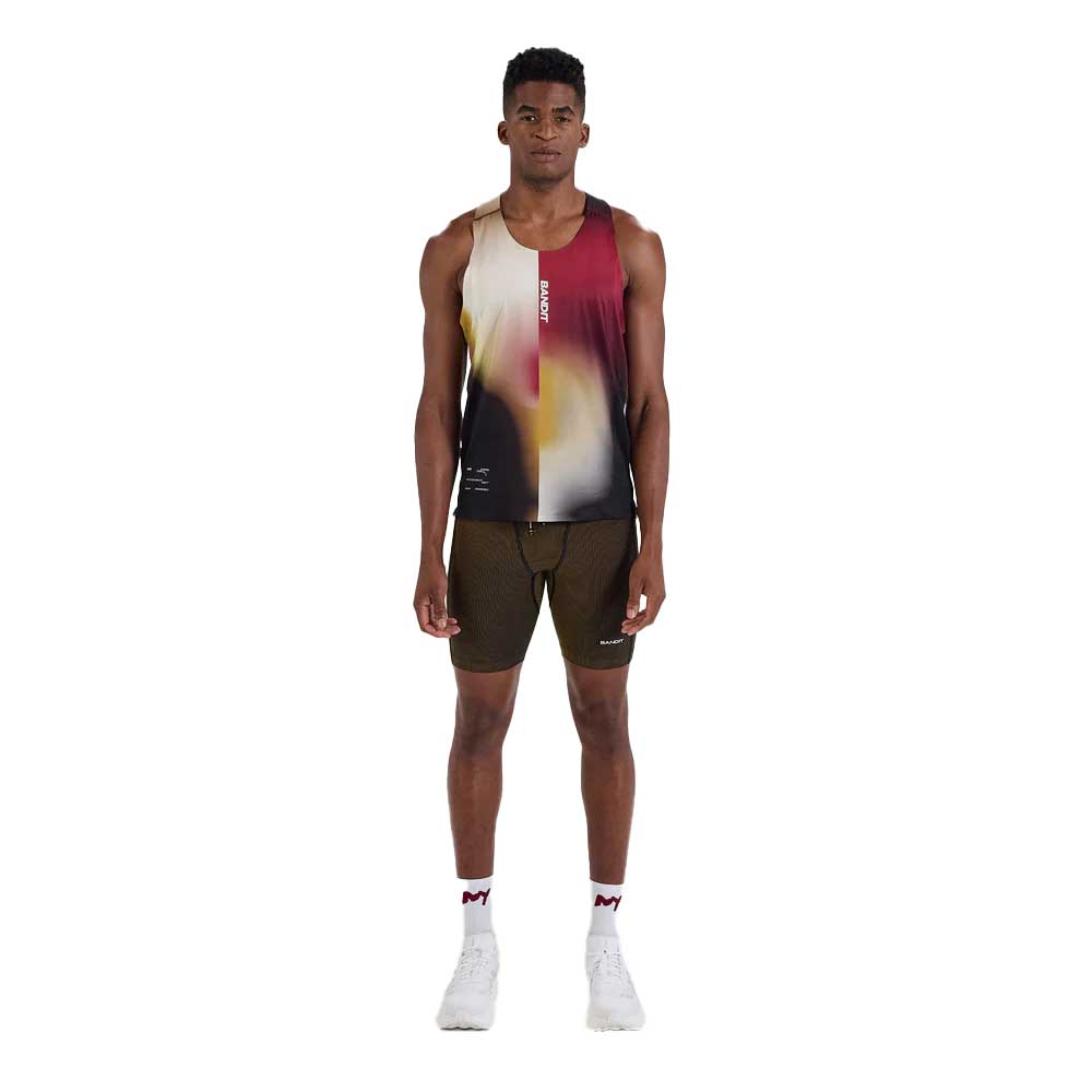 Men's The Printed Racing Singlet Drift - Gradient - Dijon Multi