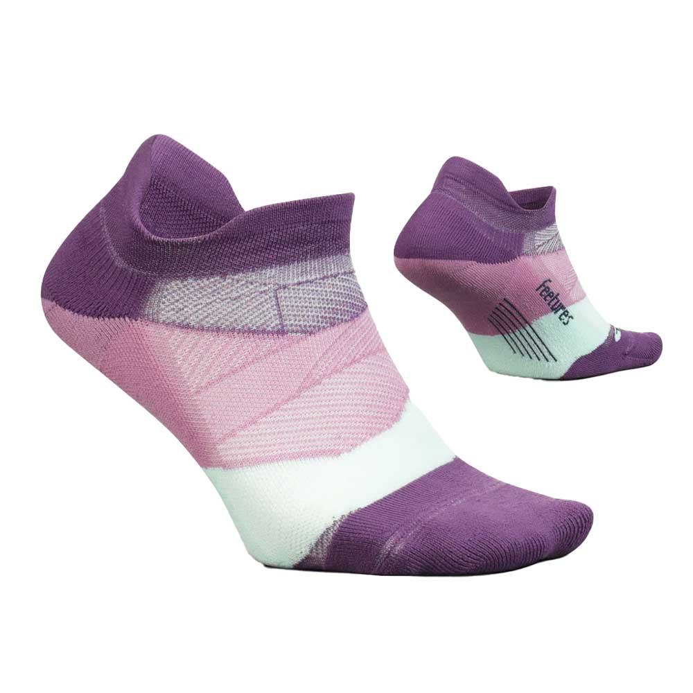 Unisex Elite Light Cushion No Show Tab Socks - Peak Purple