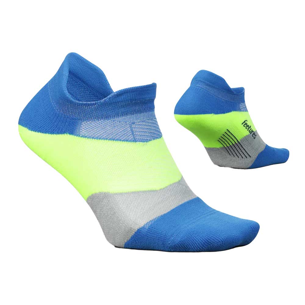 Unisex Elite Ultra Light No Show Tab Socks - Boulder Blue