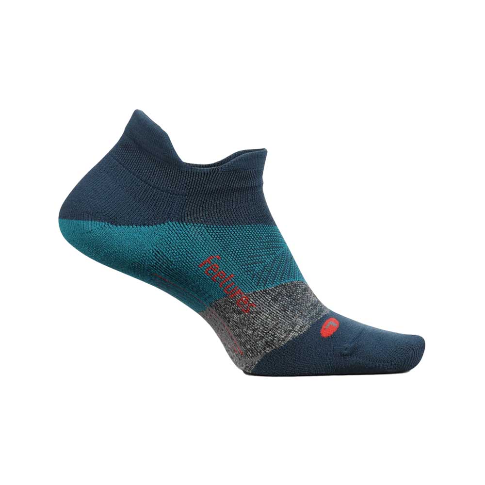 Unisex Elite Light Cushion No Show Tab Socks - Trek Teal
