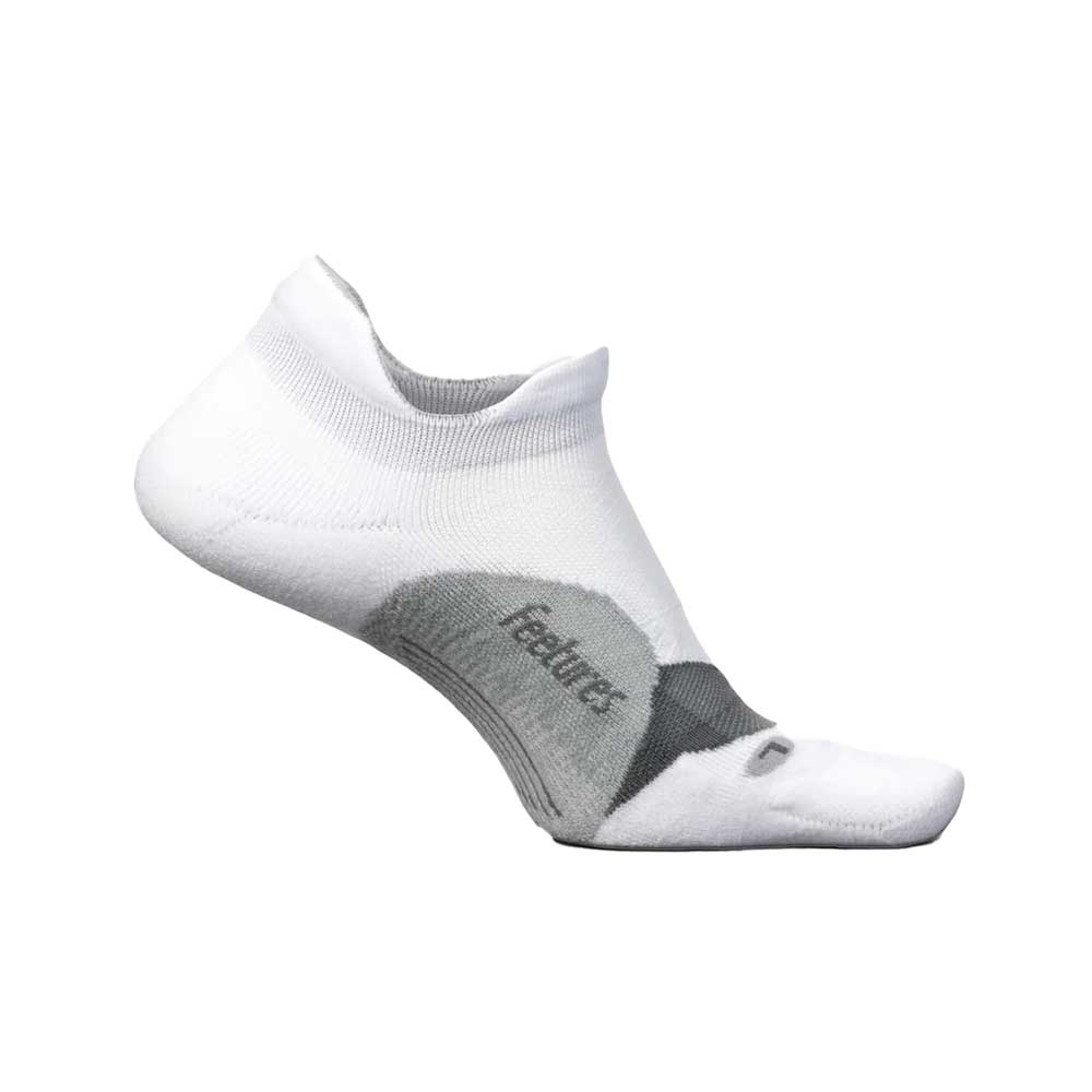 Elite Light Cushion No Show Tab Sock - White S24 – Gazelle Sports