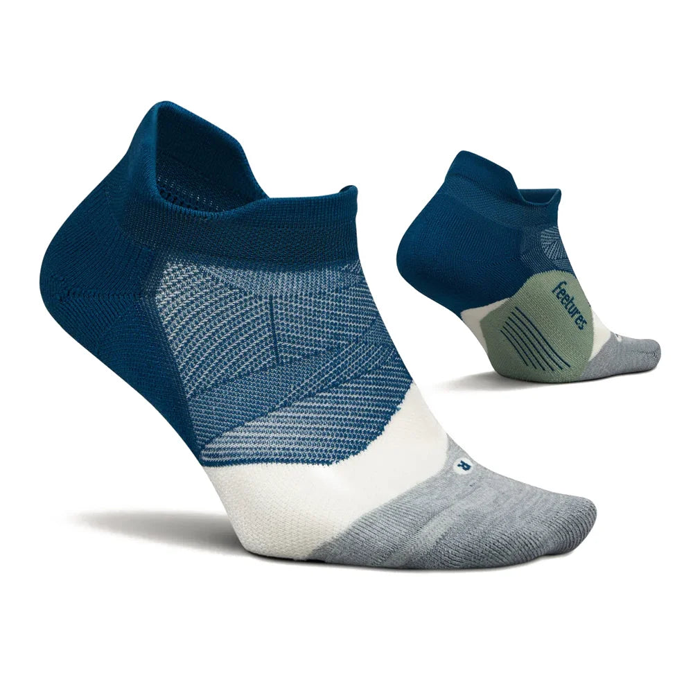 Elite Ultra Light No Show Tab Sock - Midnight Woods