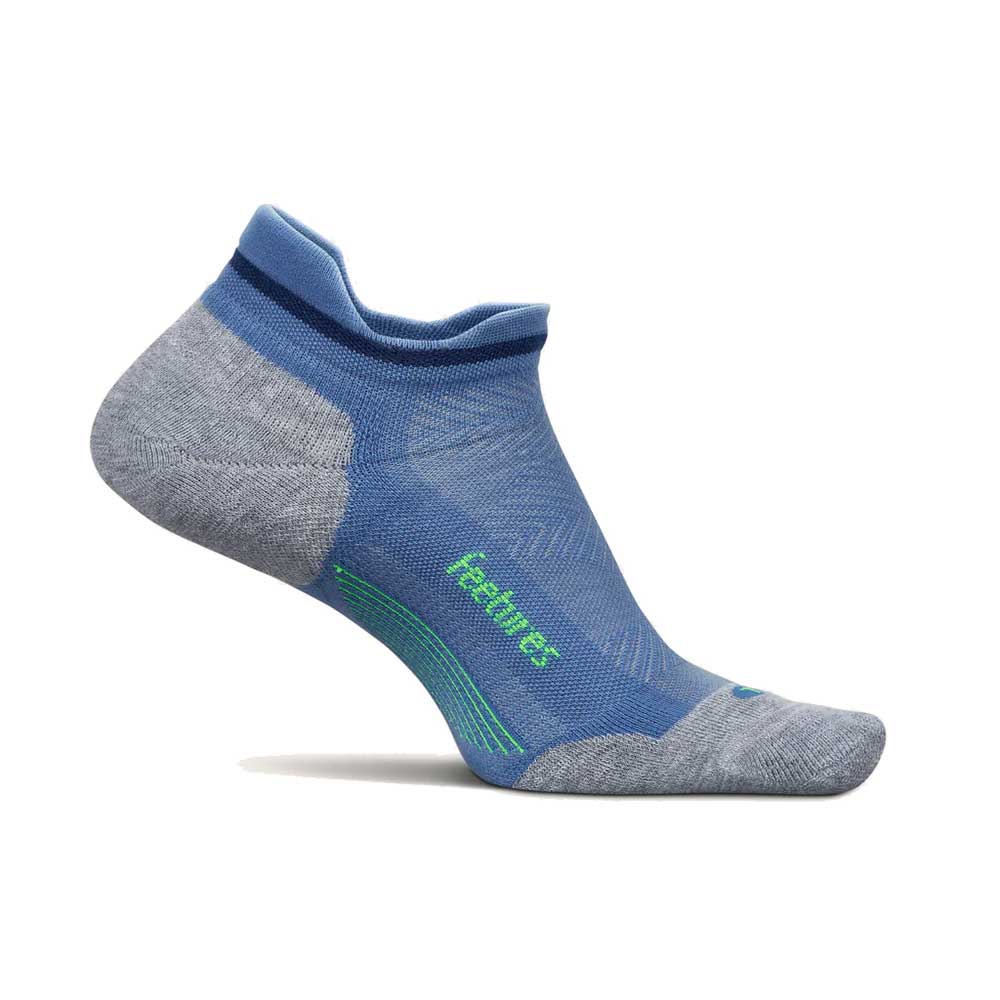Elite Max Cushion No Show Tab Socks - Bahama Blue