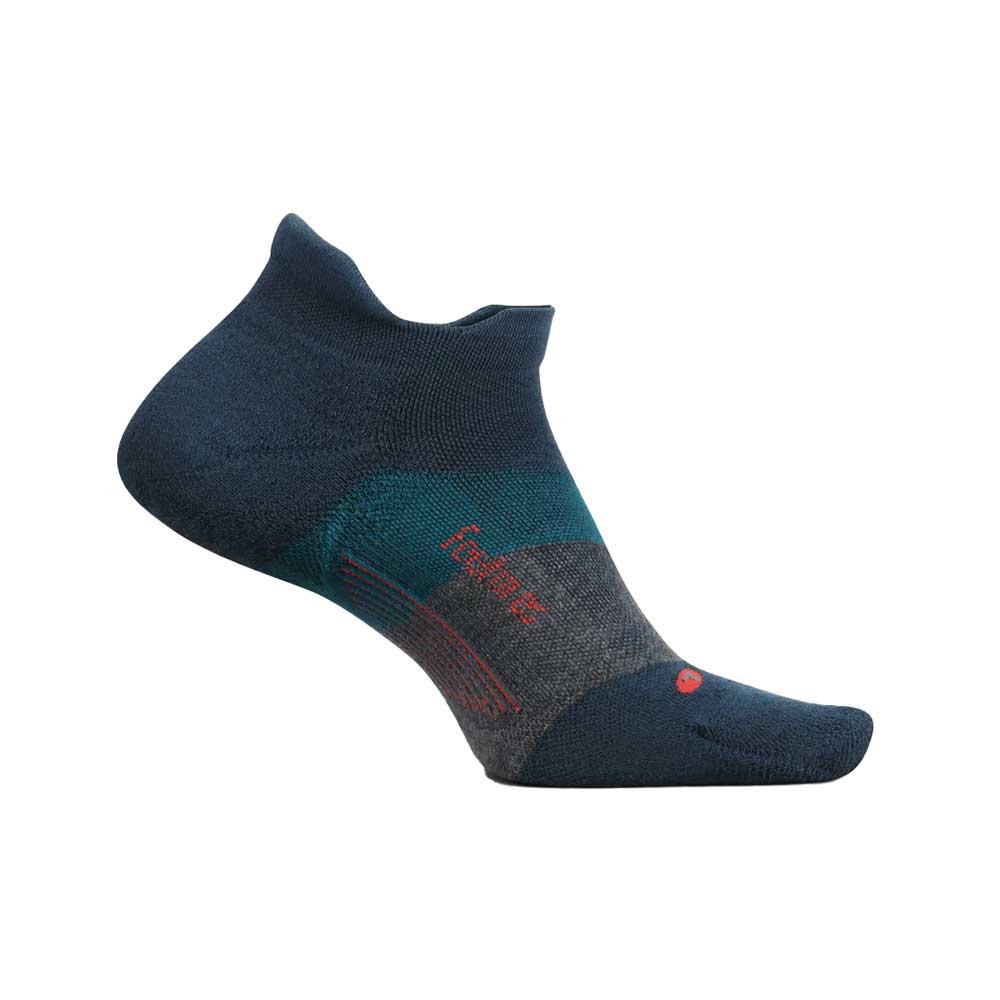 Unisex Elite Max Cushion No Show Tab Socks - Trek Teal