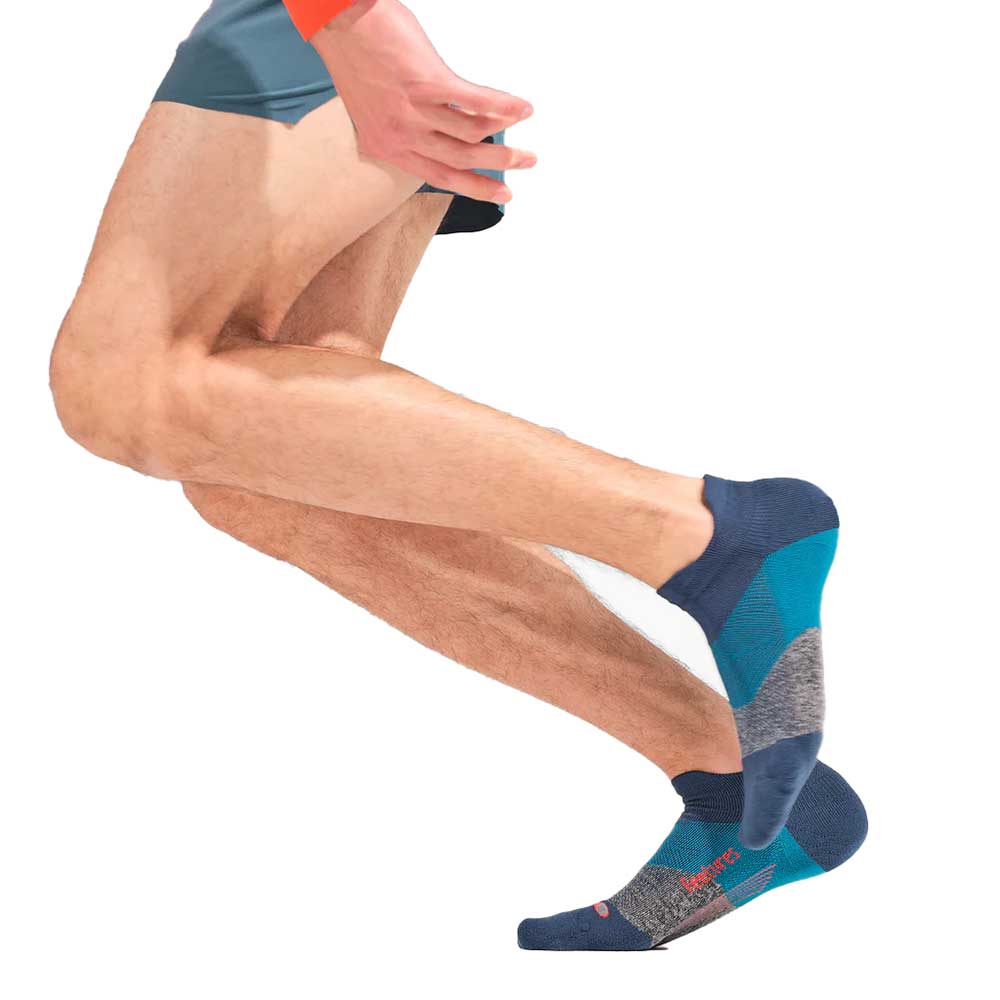 Unisex Elite Max Cushion No Show Tab Socks - Trek Teal