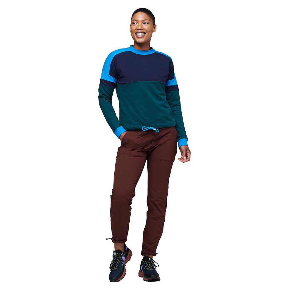 Women's Bandera Organic Sweatshirt - Maritime/Deep Ocean