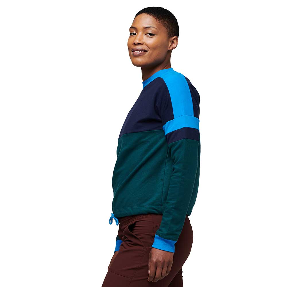Women's Bandera Organic Sweatshirt - Maritime/Deep Ocean