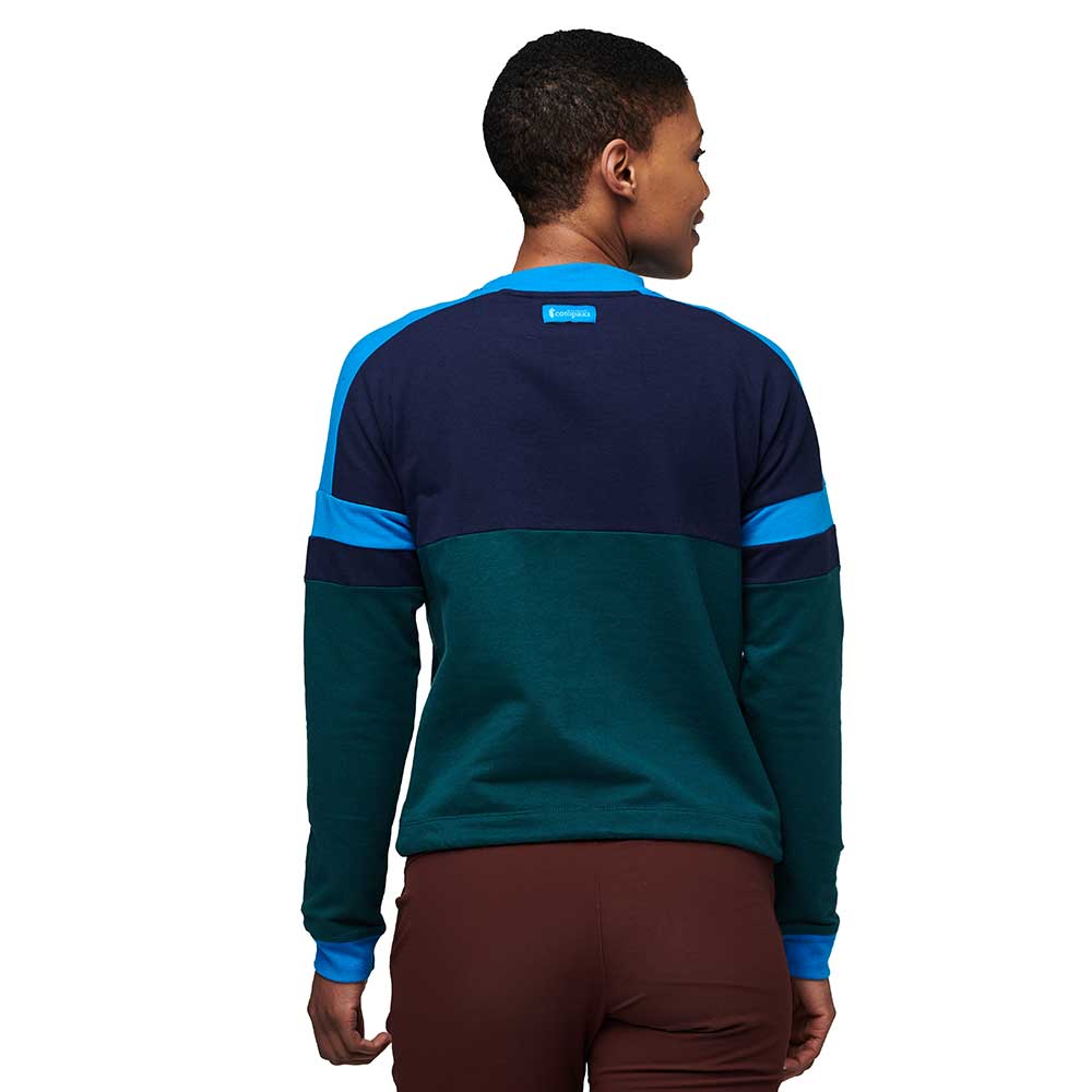 Women's Bandera Organic Sweatshirt - Maritime/Deep Ocean