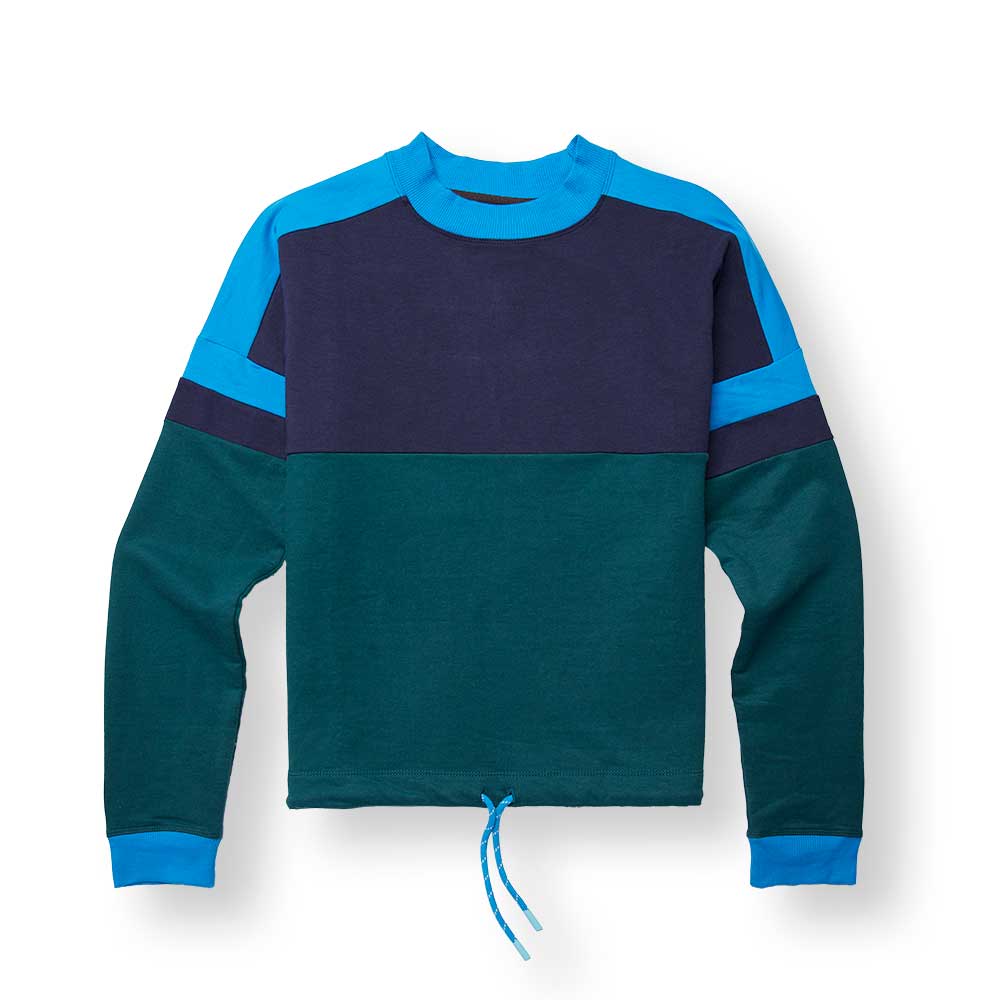 Women's Bandera Organic Sweatshirt - Maritime/Deep Ocean