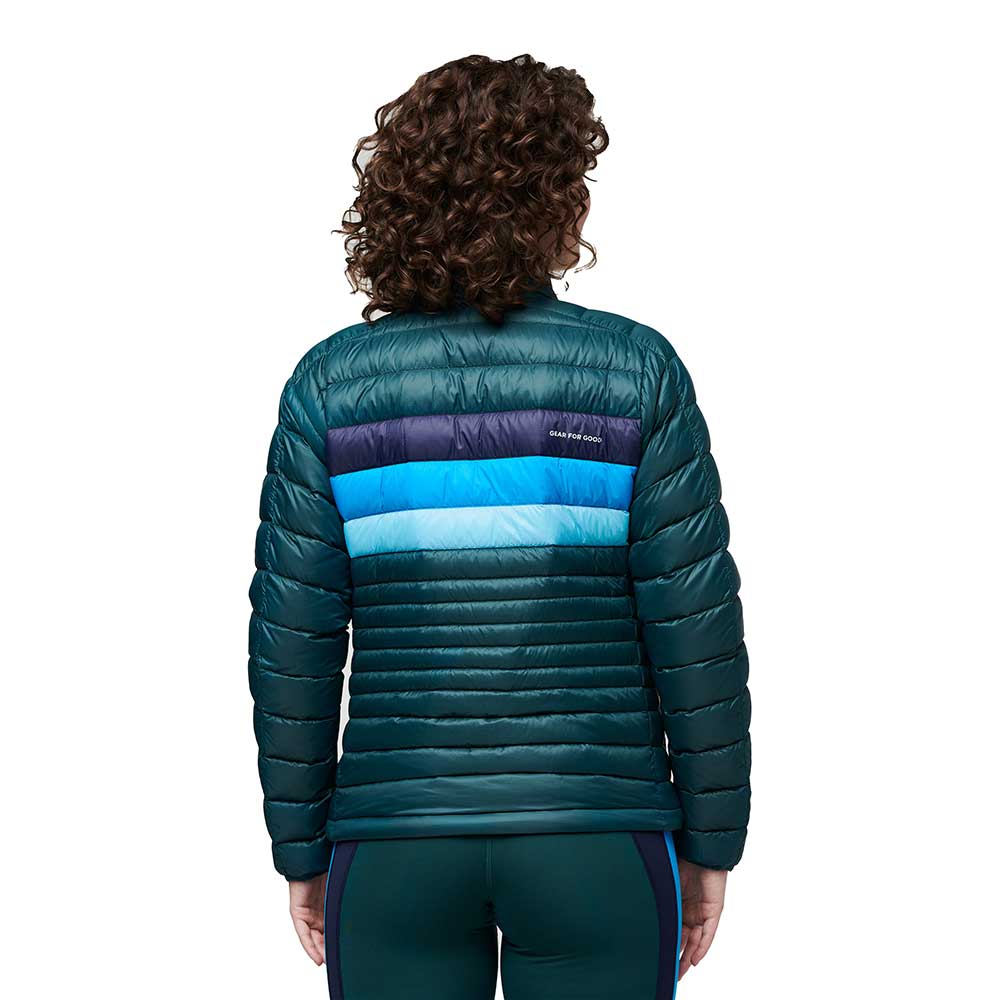 Women's Fuego Down Jacket - Deep Ocean Stripes