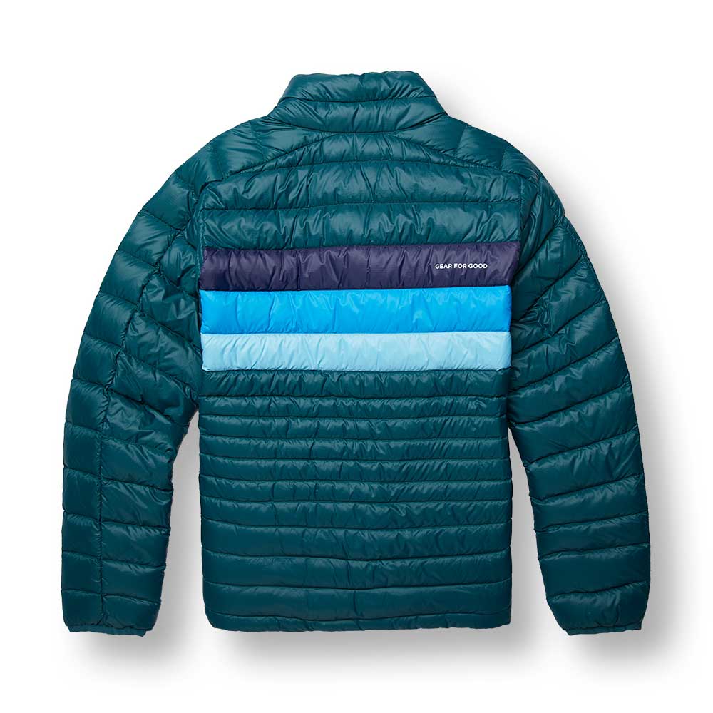 Women's Fuego Down Jacket - Deep Ocean Stripes