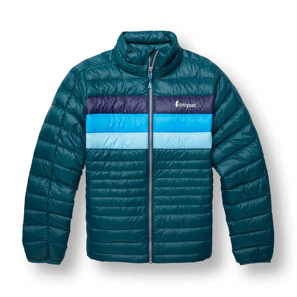 Women's Fuego Down Jacket - Deep Ocean Stripes