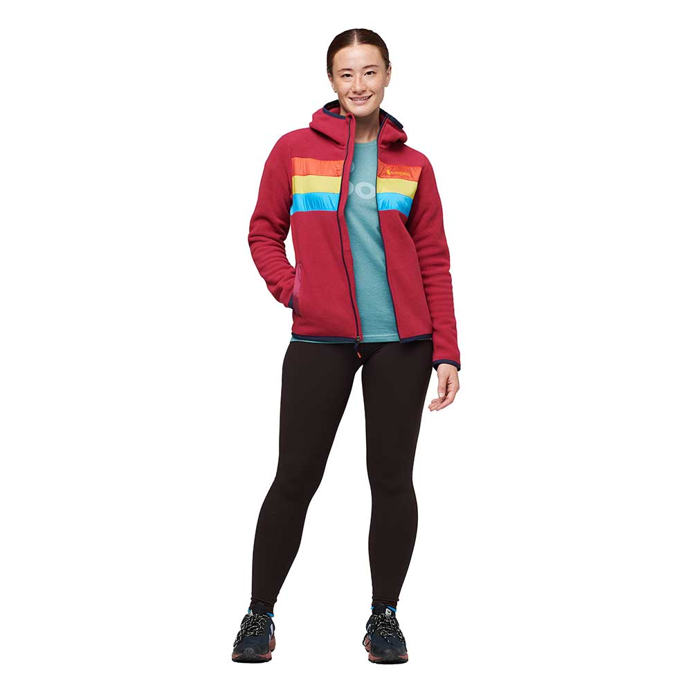 Woman's Teca Fleece Full-Zip Jacket - Danger Zone