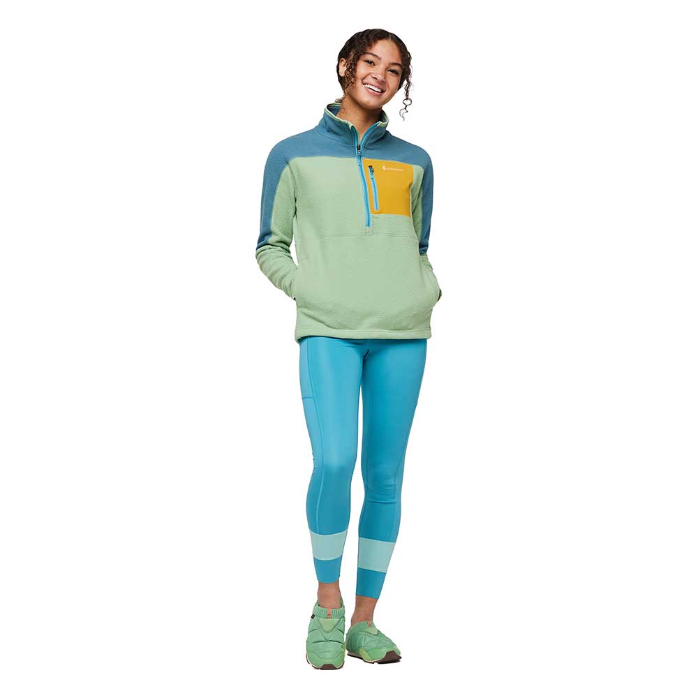 Women's Abrazo Half-Zip Fleece Jacket - Blue Spruce/Aspen