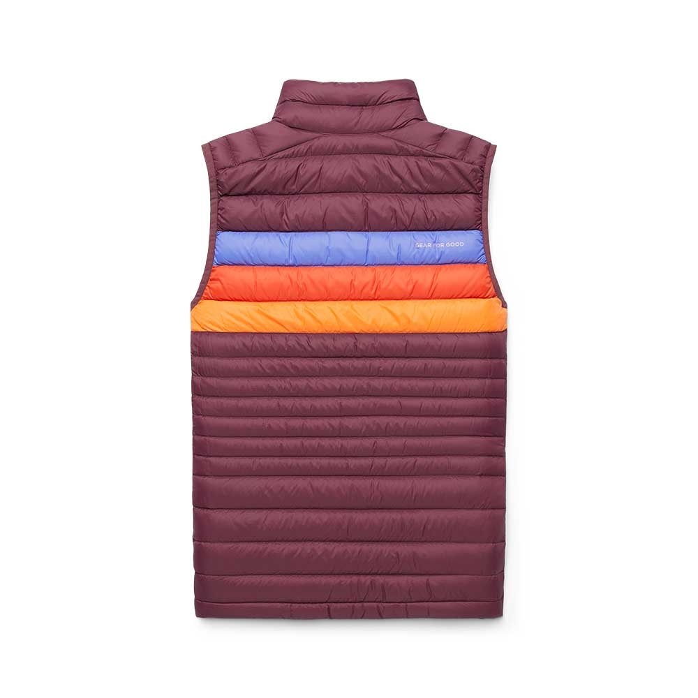 Women's Fuego Down Vest - Wine Stripes