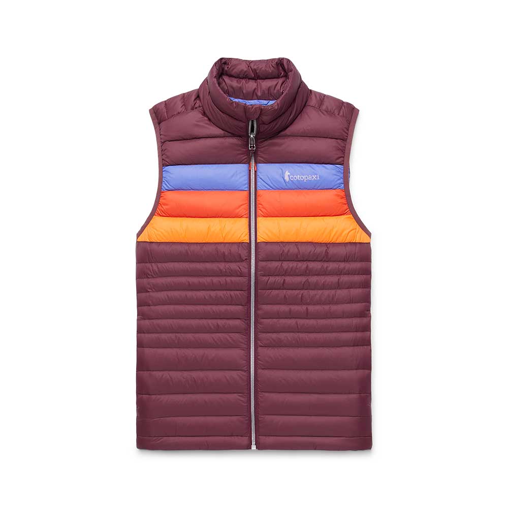 Women's Fuego Down Vest - Wine Stripes