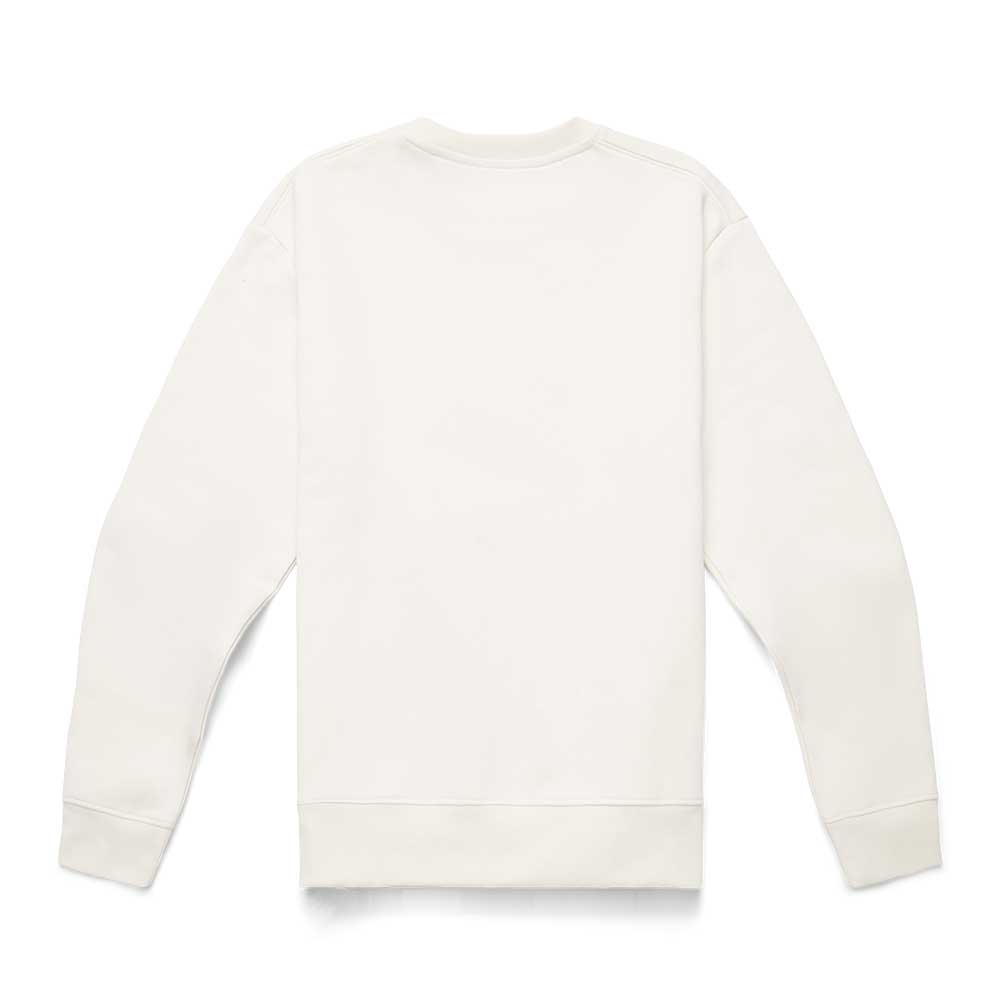 Women's Traveling Llama Organic Crew Sweatshirt - Bone